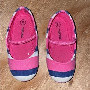 Girls Striped Maryjane Cherokee Shoes -8